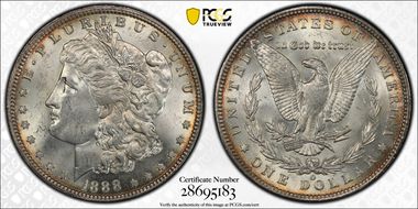 1888-O $1 MS64