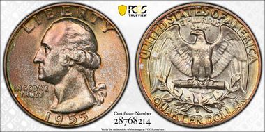 1955-D 25C MS67