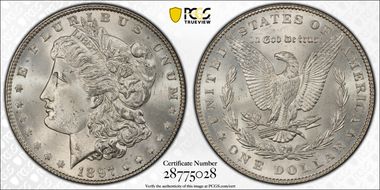 1897 $1 MS65
