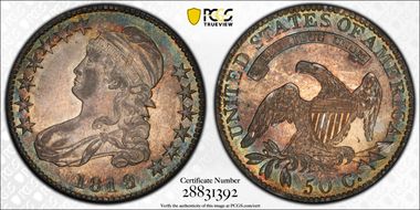 1819/8 50C O-103 MS62