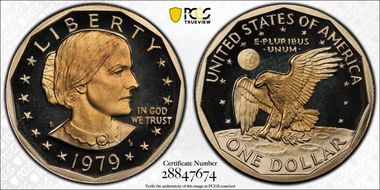 1979-S SBA$1 Type 2 PR70DCAM