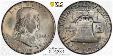 1948 50C MS66+ FBL