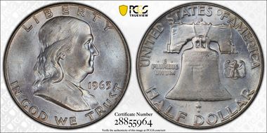 1963-D 50C MS65FBL