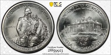 1982-D 50C Washington MS69