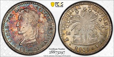 1860-PTS FJ Sol w/Period MS64