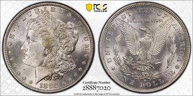 1880-O $1 MS64