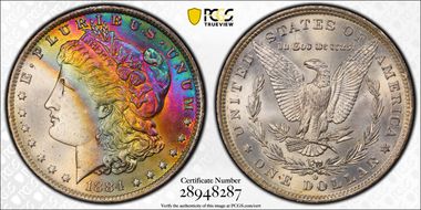 1884-O $1 MS65