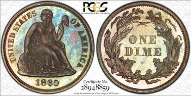 1860 10C PR65+