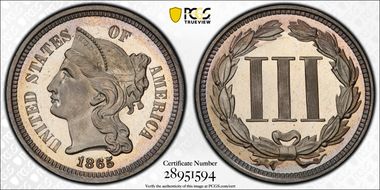 1865 3CN PR67+ CAM