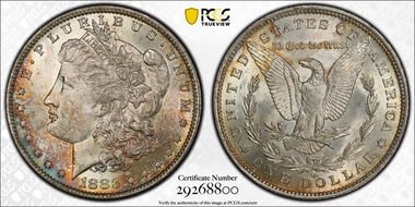 1883-O $1 MS64+