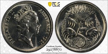 1991 5C Large SD MS67