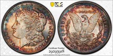 1878-S $1 MS65