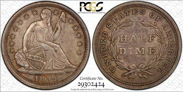 1839 H10C No Drapery AU58