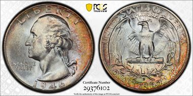 1946-S/S 25C RPM, FS-501 MS67