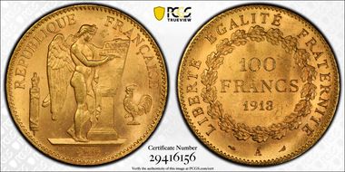 1913-A 100 Fr Gad-1137a F-553 MS64