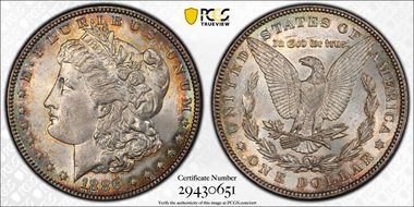 1886 $1 MS63