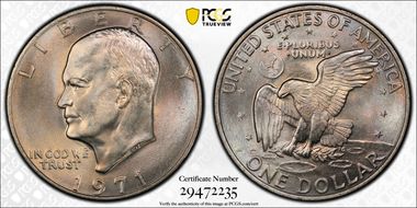 1971 $1 MS67