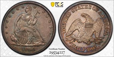 1846 50C WB-9 Med Date XF40