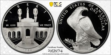 1984-S $1 Olympic PR70DCAM