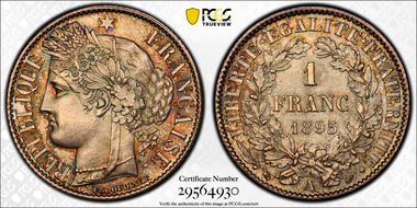 1895-A 1 Fr Gad-465a F-216 MS64