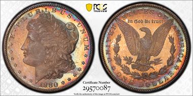 1880-S $1 MS66