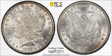1885-CC $1 MS64+ 