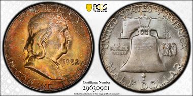 1952-S 50C MS65FBL