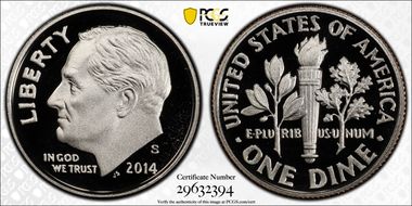 2014-S 10C First Strike PR70DCAM