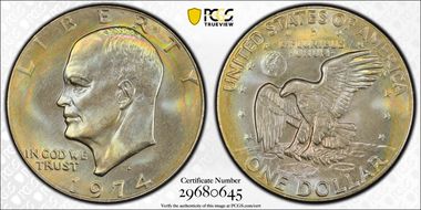 1974-D $1 MS64