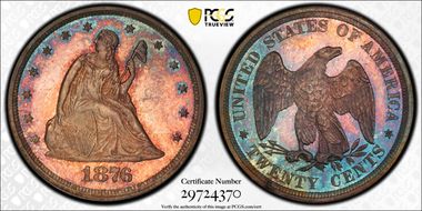 1876 20C PR66CAM