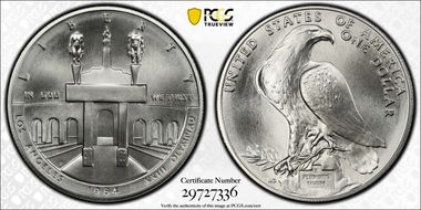 1984-S $1 Olympic MS70