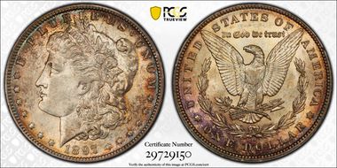 1897-O $1 AU58