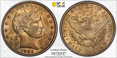 1902 50C AU55