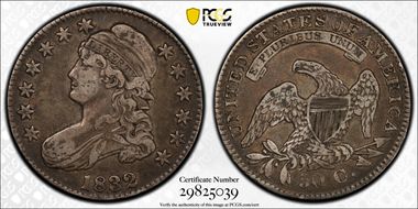 1832 50C Small Letters VF30