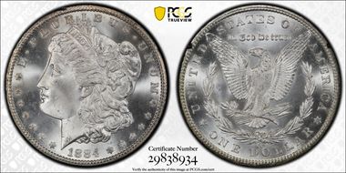 1884-CC $1 GSA Hoard MS67