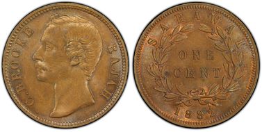 1882 1C KM-6 MS63+ BN