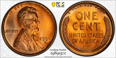1950-D 1C MS67RD