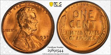 1939-S 1C MS67+ RD