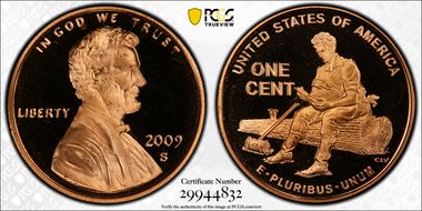2009-S 1C Lincoln-Formative Years PR70DCAM