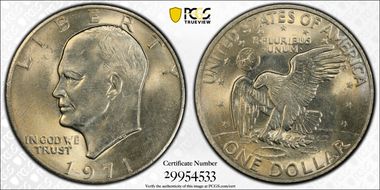 1971 $1 MS65