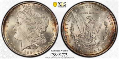 1891-S $1 MS64