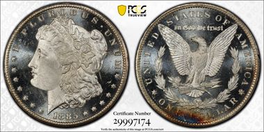 1885-CC $1 MS65+ DMPL
