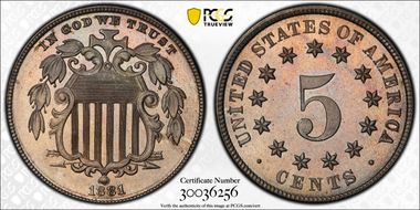 1881 5C PR66+