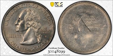 2001-P 25C Rhode Island MS63