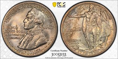 1928 50C Hawaiian MS64