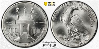 1984-P $1 Olympic MS70