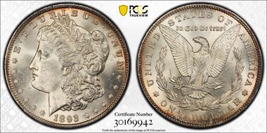 1893 $1 MS63