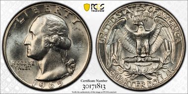 1965 25C DDO FS-102 MS65