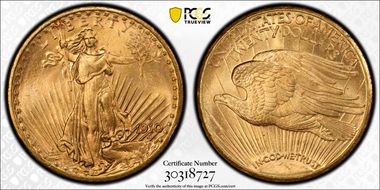 1910-S $20 MS65