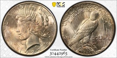 1927 $1 MS64